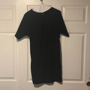 F21 black dress with open keyhole back